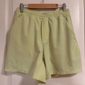 🍋🍋‍🟩 lululemon Men's Lemon Lime Green Pace Breaker Athletic Shorts 🍋‍🟩🍋
